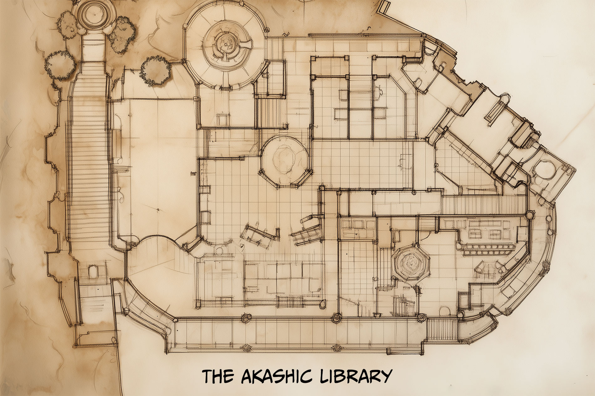 Akashic Library – Floorplan I