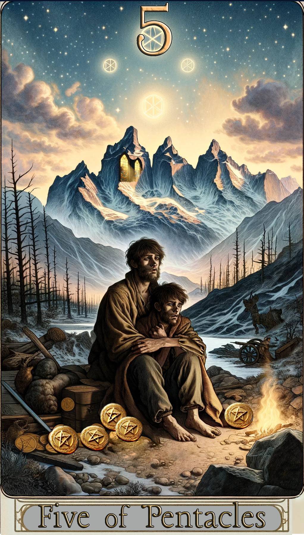 Five of Pentacles