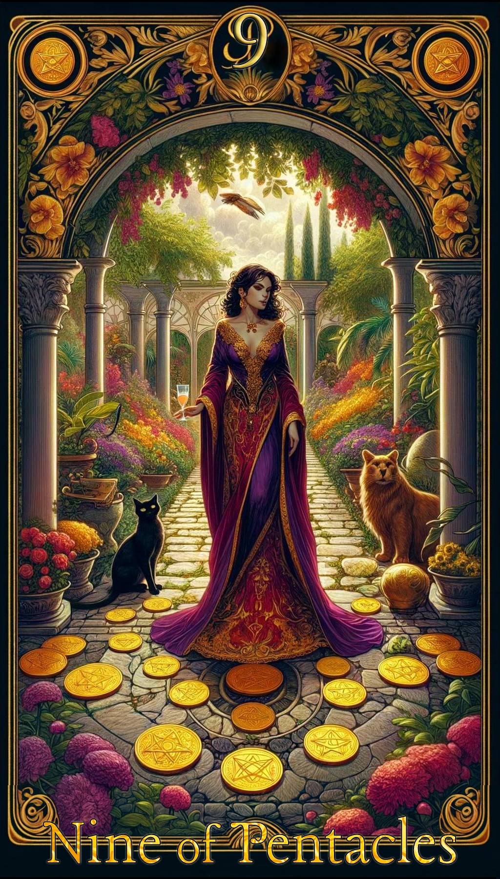 Nine of Pentacles
