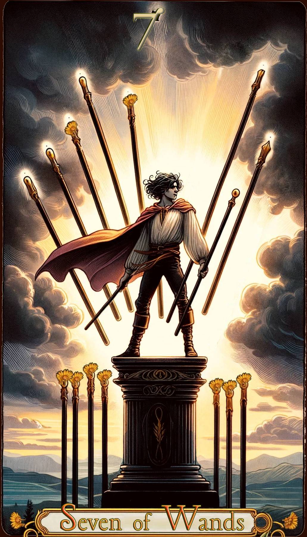 Seven of Wands